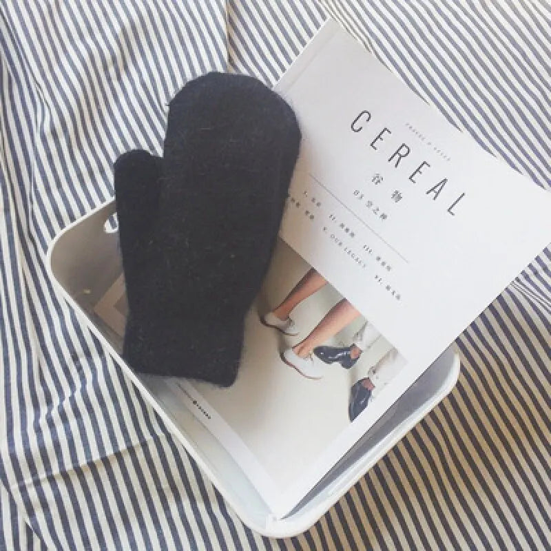 Women's Cashmere Knit Mittens
