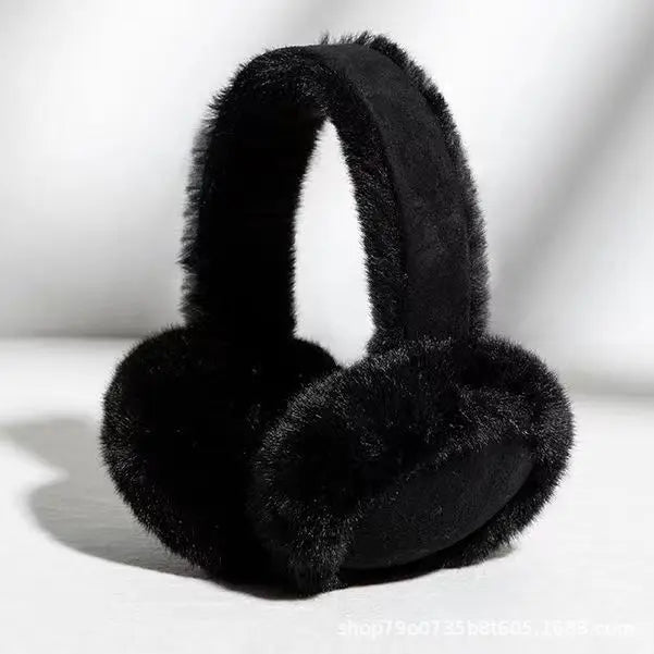 Cozy Plush Ear Muffs Winter Headband