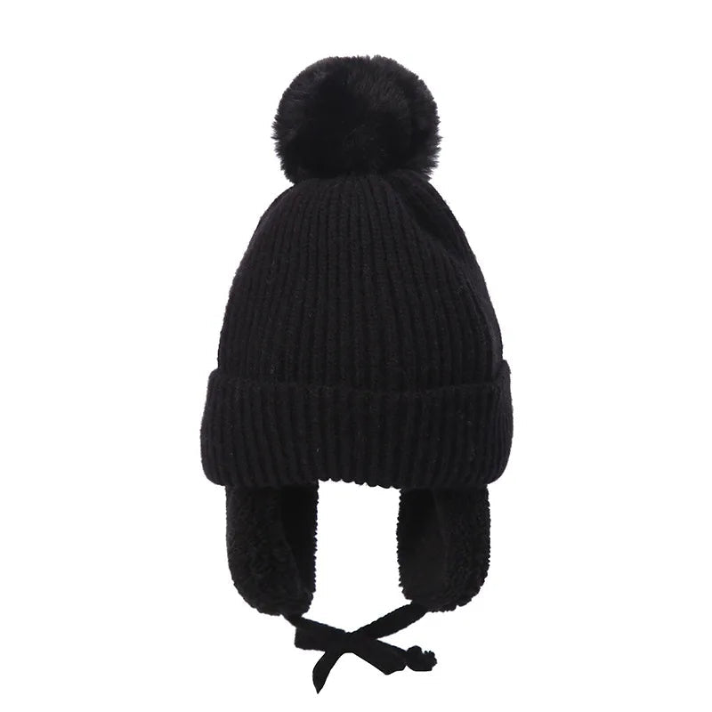 Cozy Kids' Knit Beanie with Earflaps