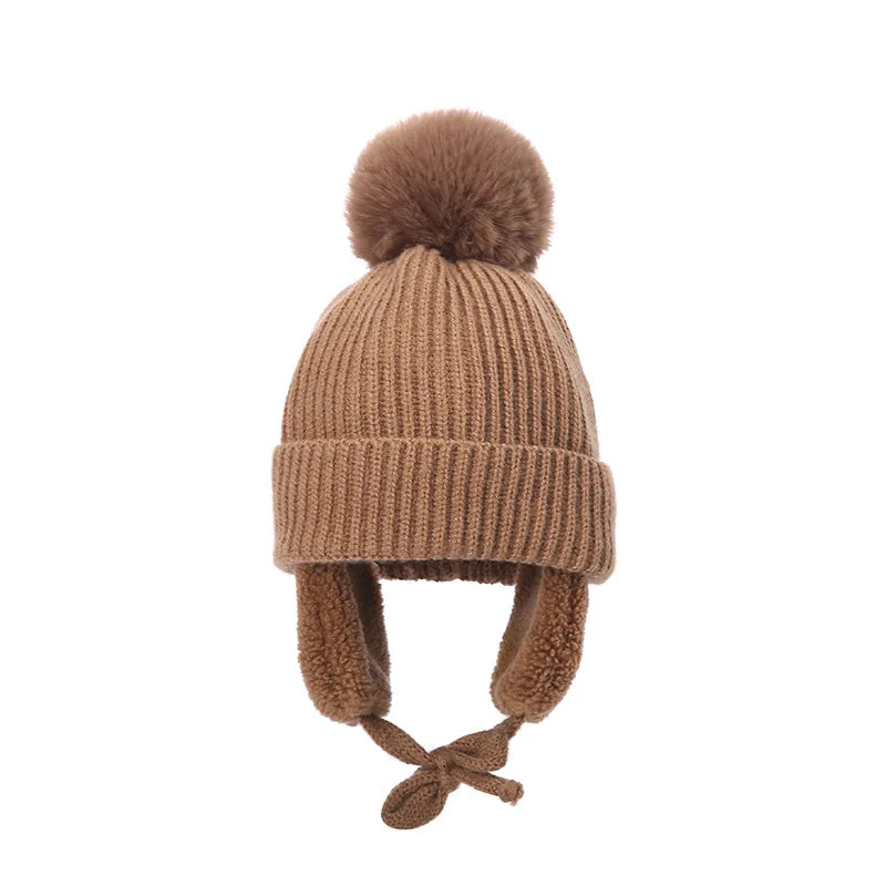 Cozy Kids' Knit Beanie with Earflaps