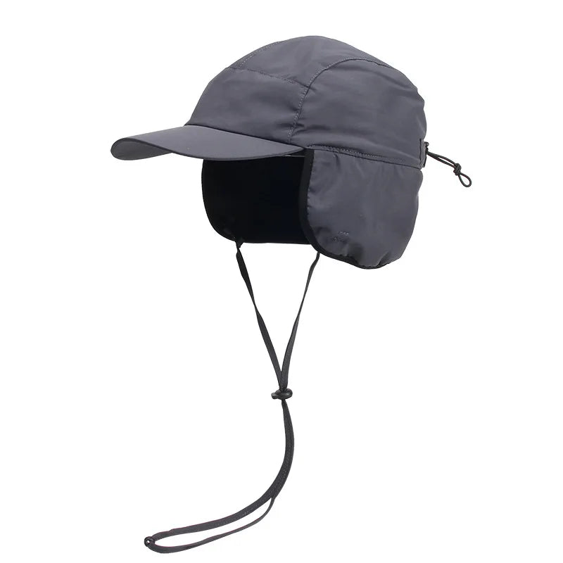 Cozy Winter Bomber Hat with Ear Flaps