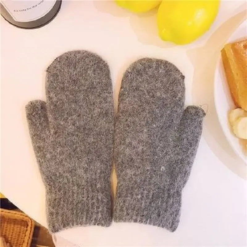 Women's Cashmere Knit Mittens