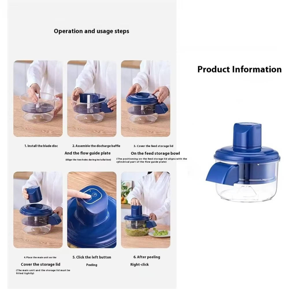 Effortless Electric Fruit & Vegetable Peeler