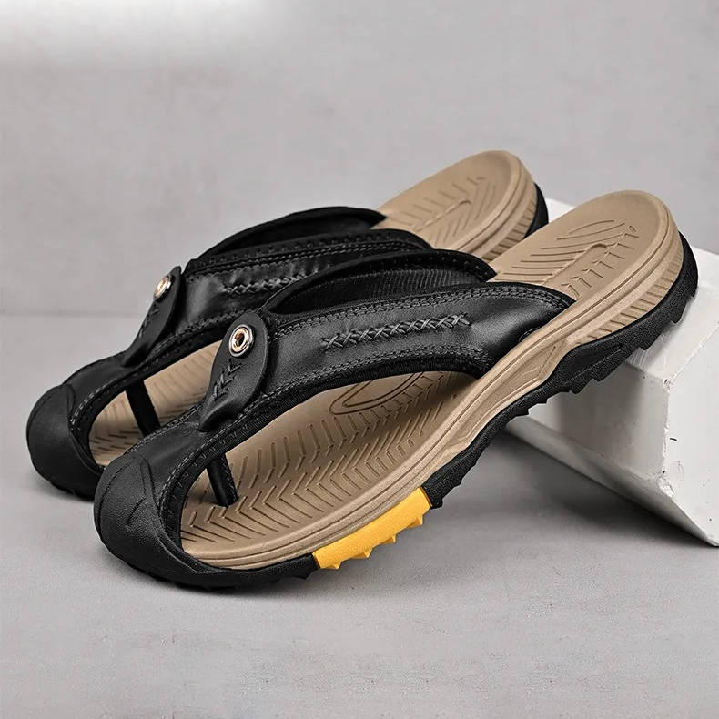 Men's Water-Resistant & Ultra-Light Toe Flip Flops