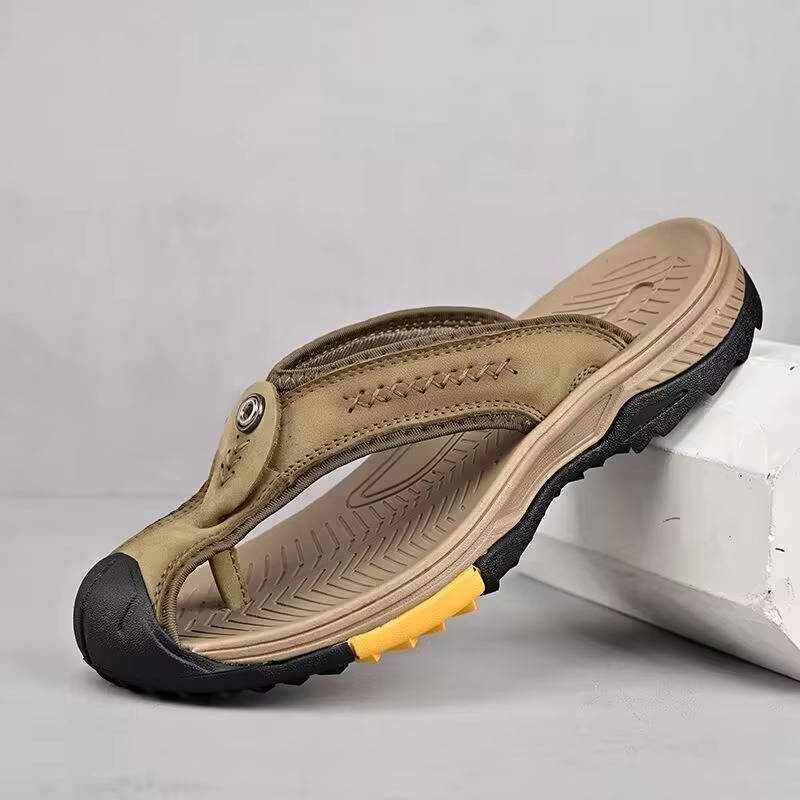 Men's Water-Resistant & Ultra-Light Toe Flip Flops