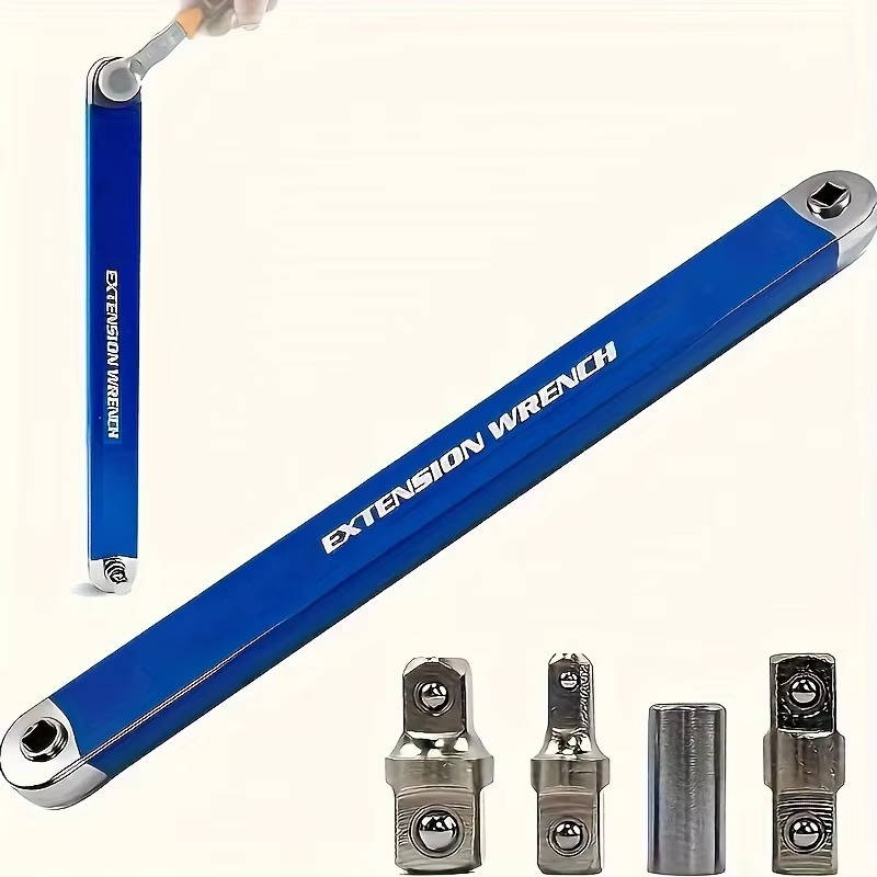 Telescoping Extension Wrench for Hard-to-Reach Fasteners