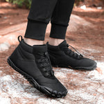 All-Weather Winter Barefoot Shoes with Cozy Fleece – Waterproof and Snowproof