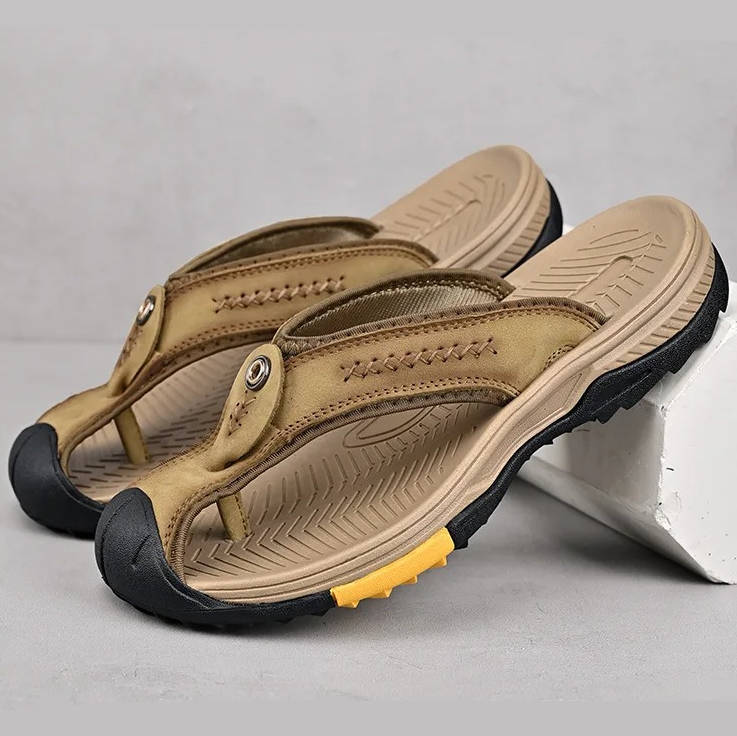 Men's Water-Resistant & Ultra-Light Toe Flip Flops