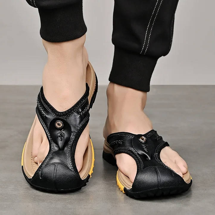 Men's Water-Resistant & Ultra-Light Toe Flip Flops
