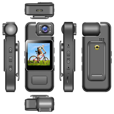 Compact 4K Ultra HD WiFi Mini Body Camera - High-Quality Wearable Surveillance