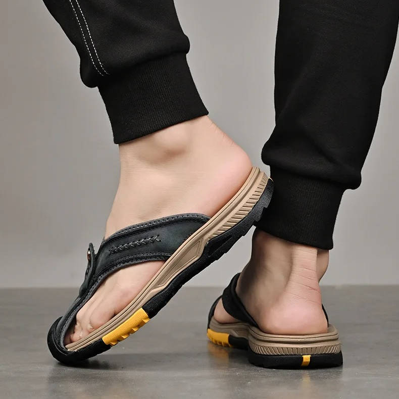 Men's Water-Resistant & Ultra-Light Toe Flip Flops