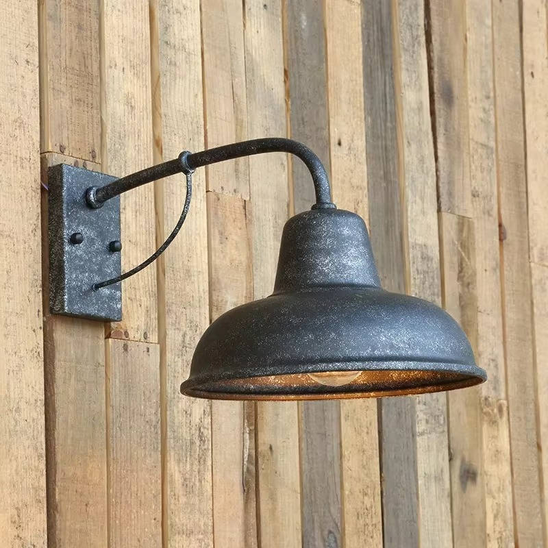 Antique-Style Barn Light with Vintage Charm