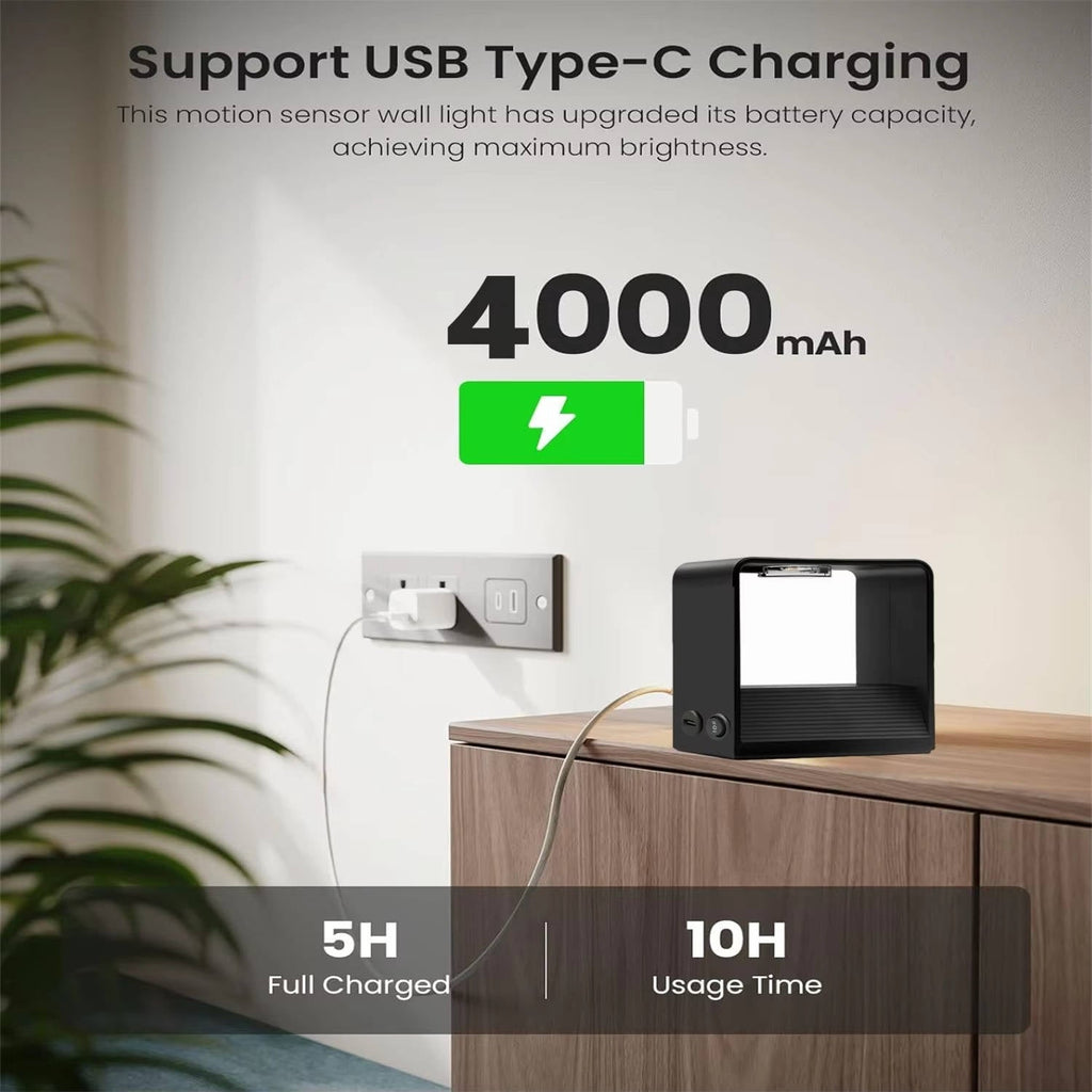 Smart Motion-Sensing Indoor Wall Light with Remote Control