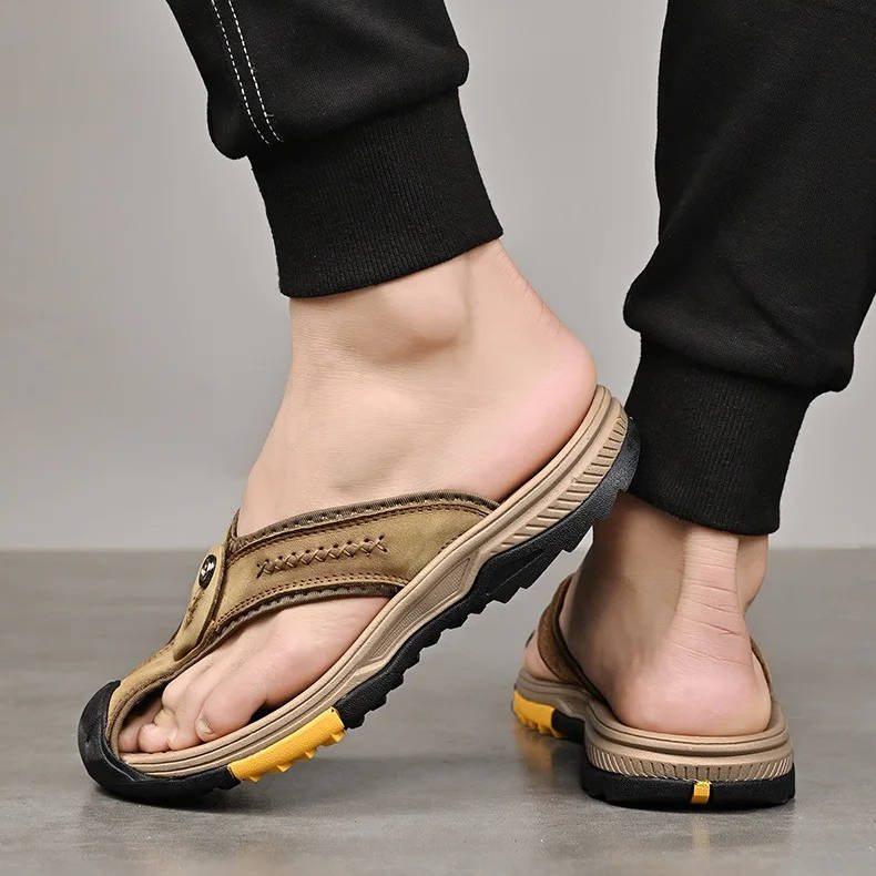 Men's Water-Resistant & Ultra-Light Toe Flip Flops