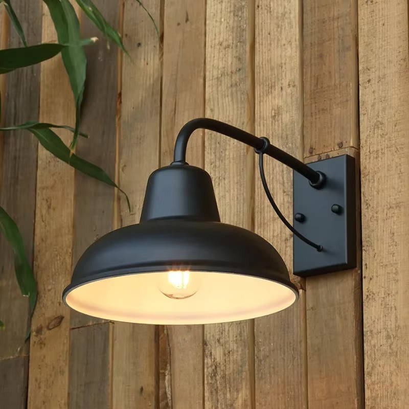 Antique-Style Barn Light with Vintage Charm