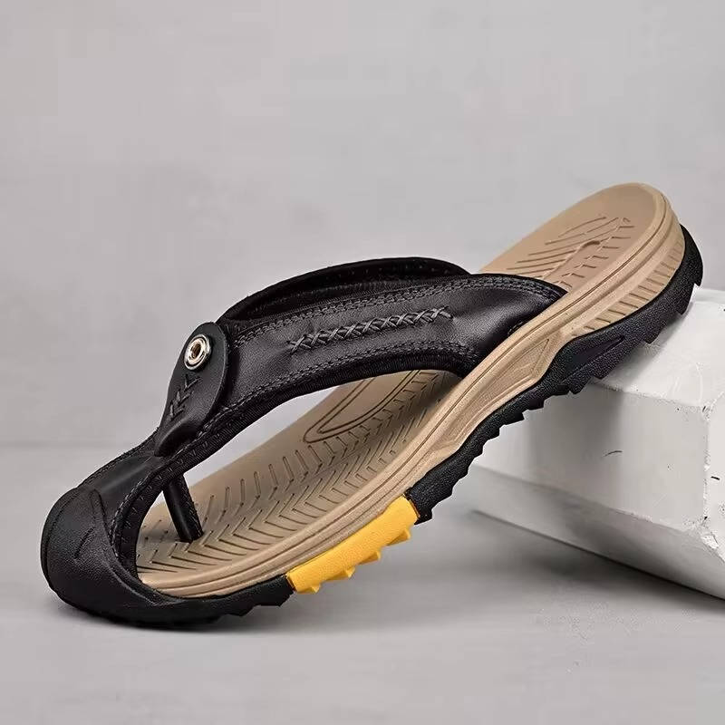 Men's Water-Resistant & Ultra-Light Toe Flip Flops