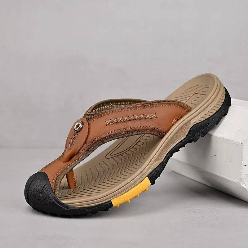 Men's Water-Resistant & Ultra-Light Toe Flip Flops