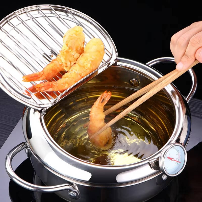 Authentic Japanese Deep-Frying Pot