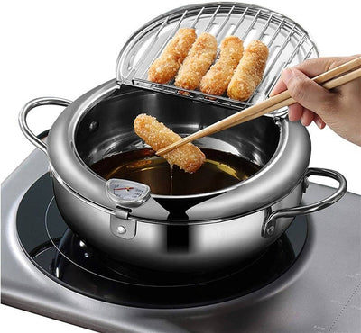 Authentic Japanese Deep-Frying Pot