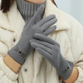 Cozy Women's Cat-Themed Touchscreen Winter Gloves