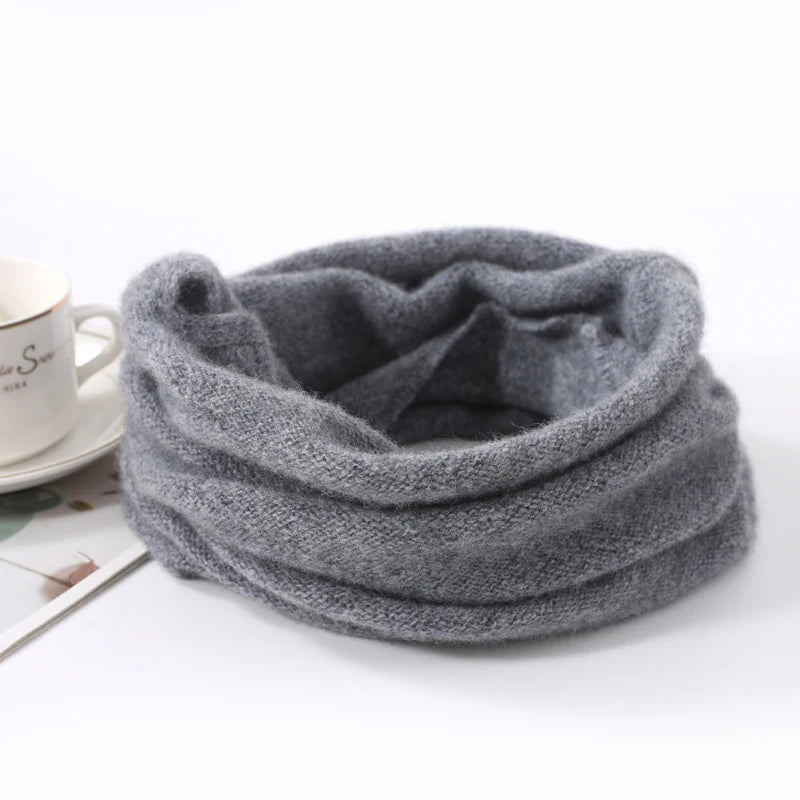 Merino Wool Face Mask & Winter Scarf Set