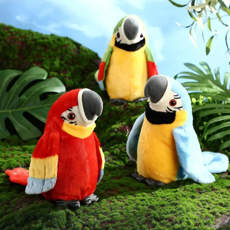 Interactive Talking Parrot Plush Toy That Talks