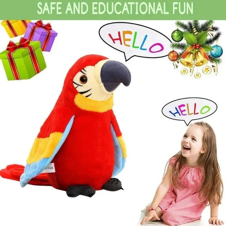Interactive Talking Parrot Plush Toy That Talks