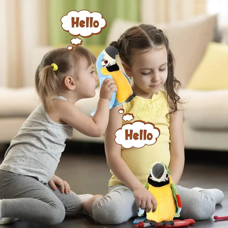 Interactive Talking Parrot Plush Toy That Talks