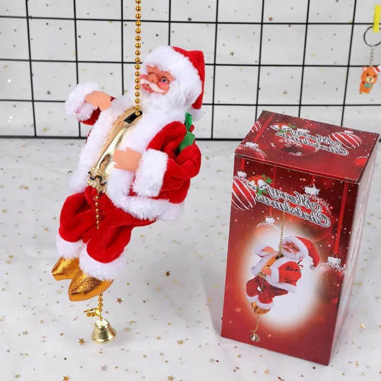Climbing Santa