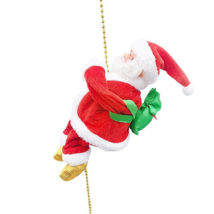 Climbing Santa