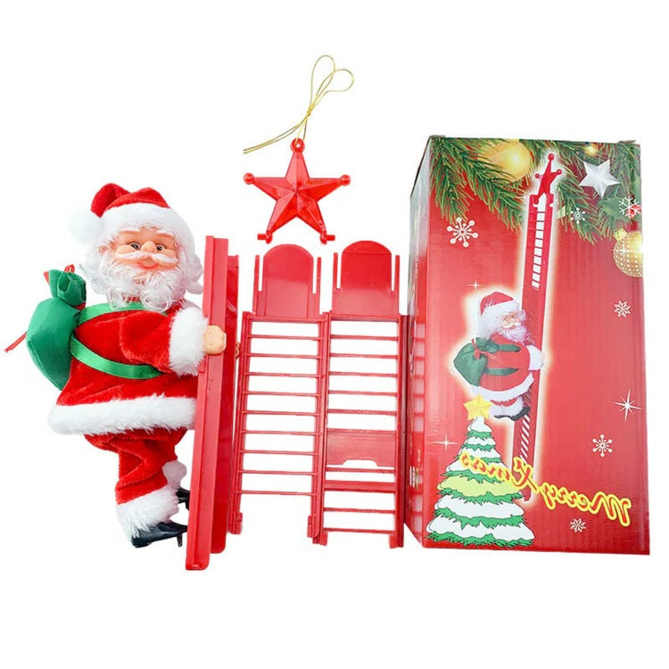 Climbing Santa