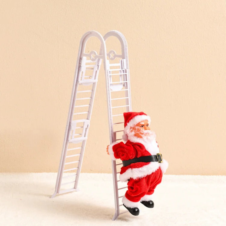 Climbing Santa
