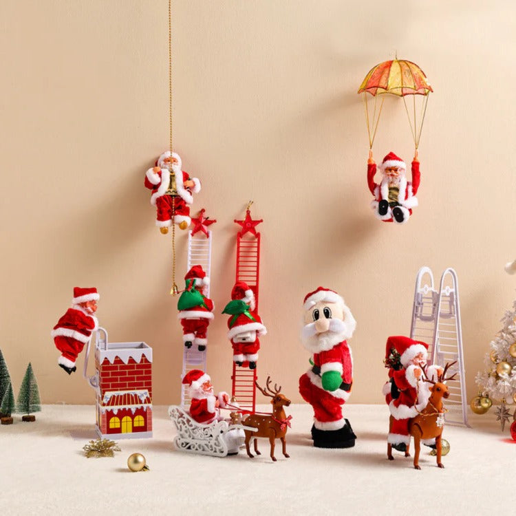 Climbing Santa