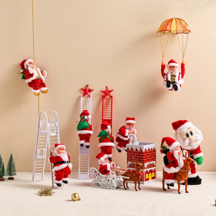 Climbing Santa