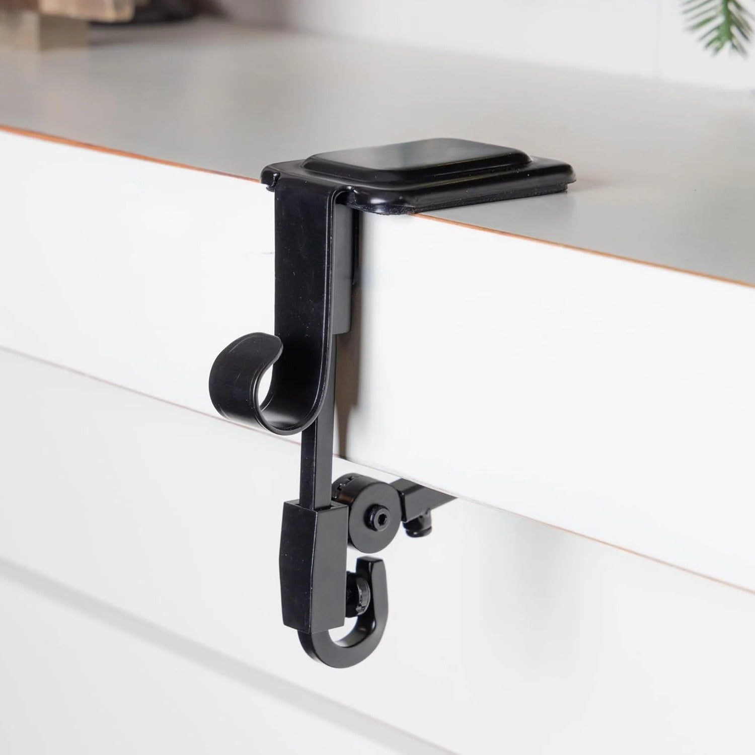 Premium Adjustable Fireplace Stocking and Garland Hanger