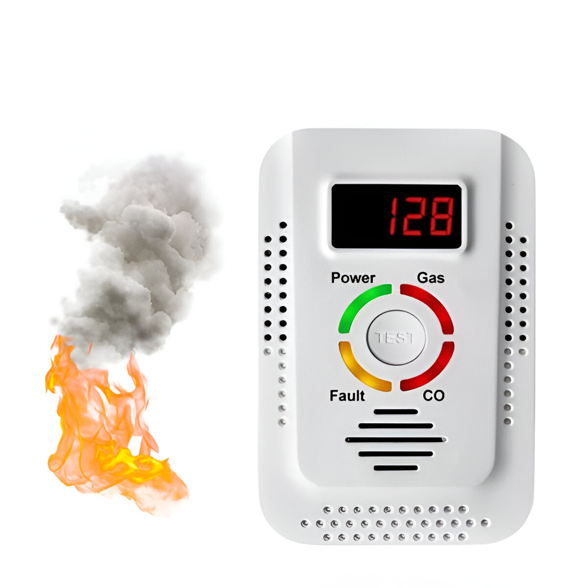 Plug-In Home Gas and CO Detector for Immediate Safety