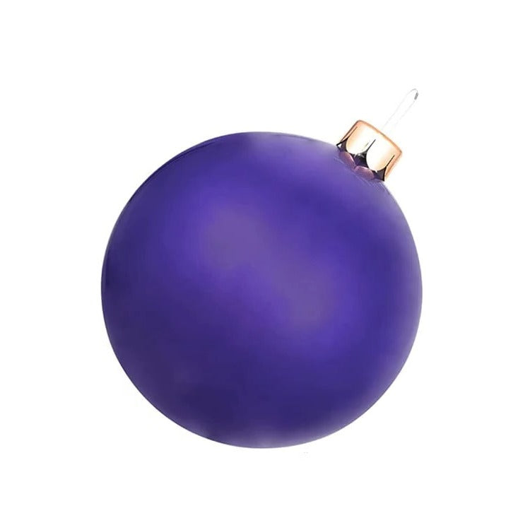 Festive Inflatable Holiday Ball Ornament for Indoor