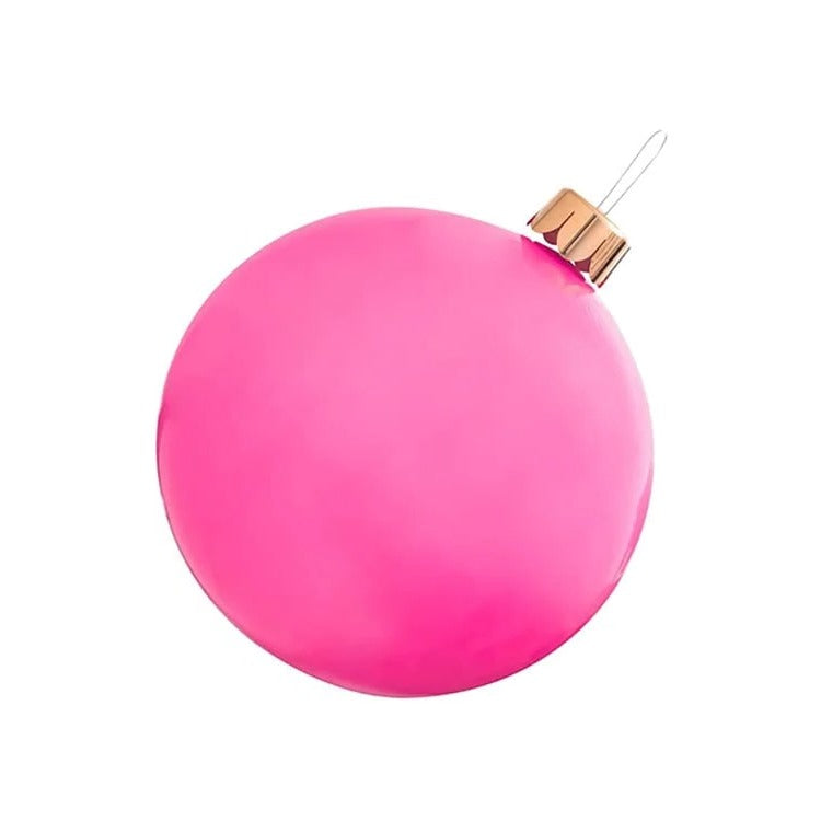 Festive Inflatable Holiday Ball Ornament for Indoor