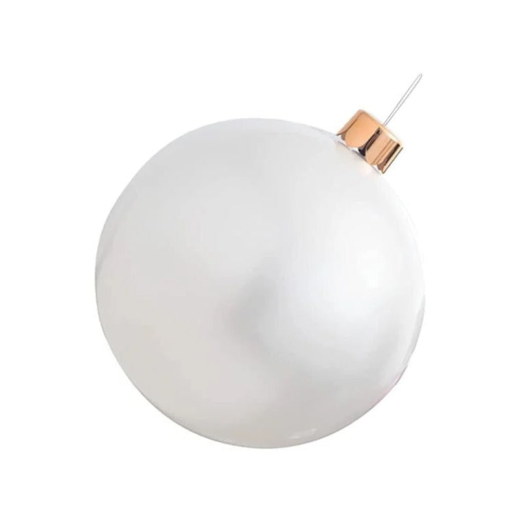 Festive Inflatable Holiday Ball Ornament for Indoor