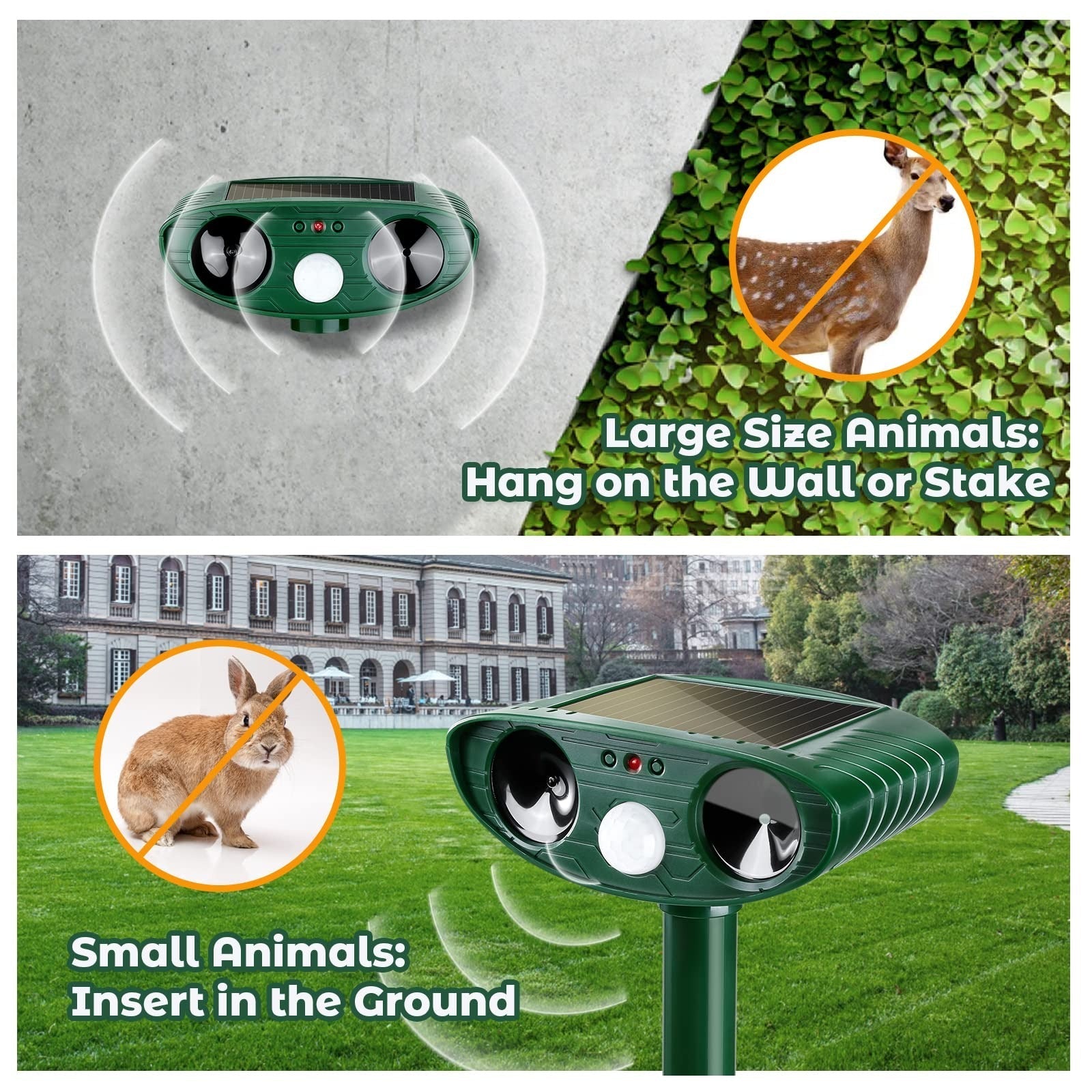 Ultrasonic Woodpecker Deterrent