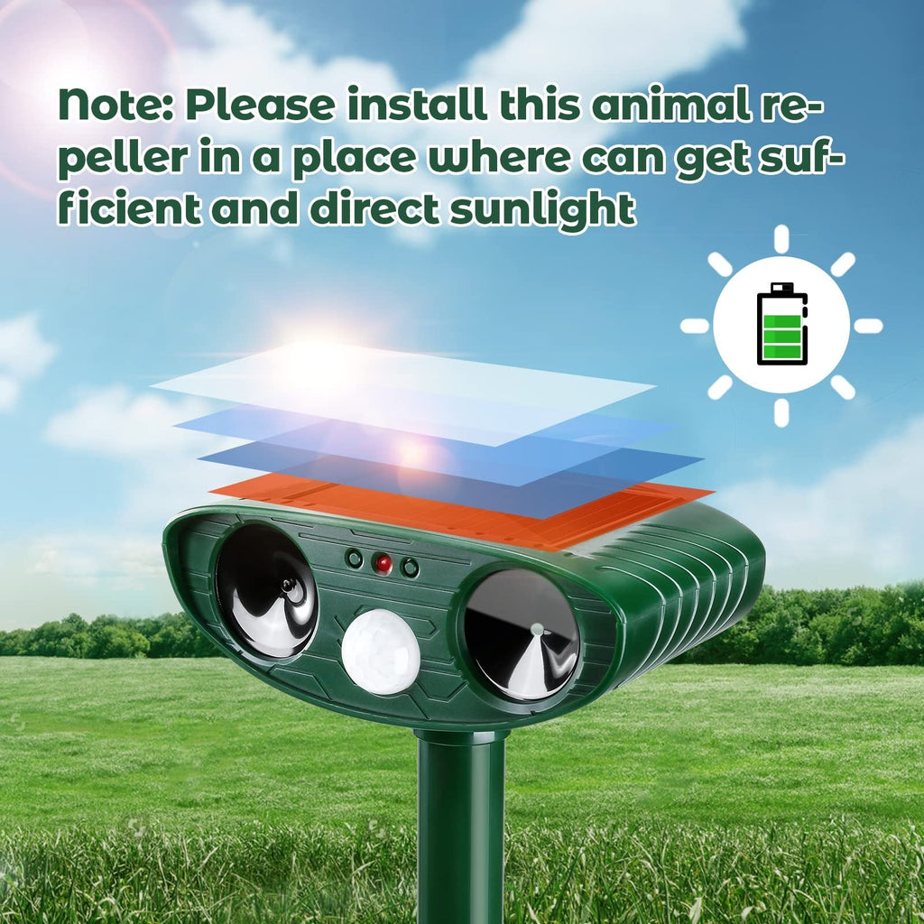 Ultrasonic Woodpecker Deterrent