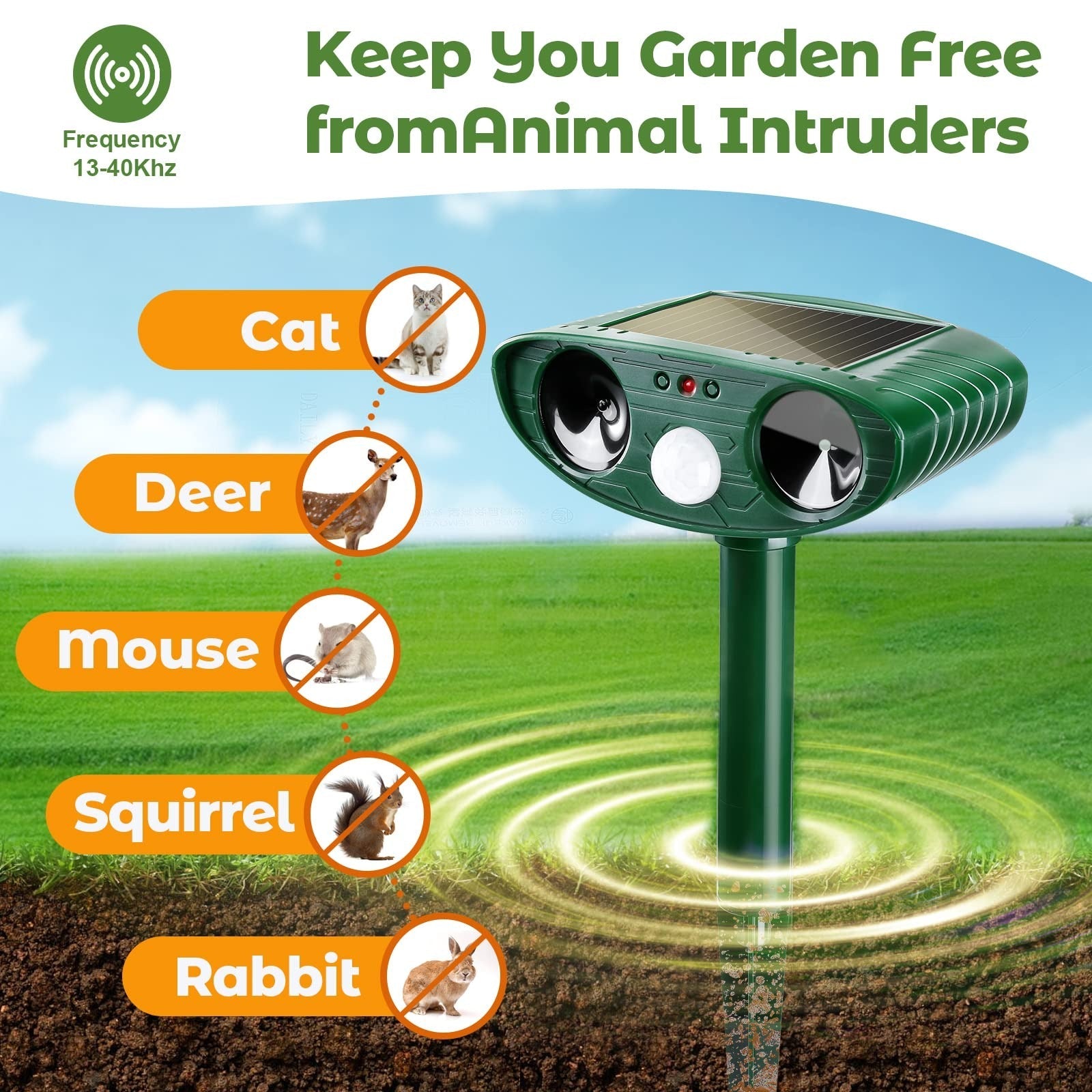 Ultrasonic Woodpecker Deterrent