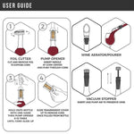 Air-Assist Wine Bottle Opening Set – Effortless Cork Removal and Smooth Pouring