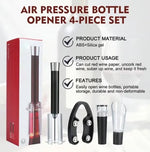 Air-Assist Wine Bottle Opening Set – Effortless Cork Removal and Smooth Pouring