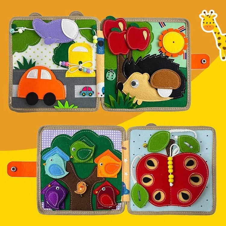 Kids' Interactive Sensory Story Book with Fun Activities