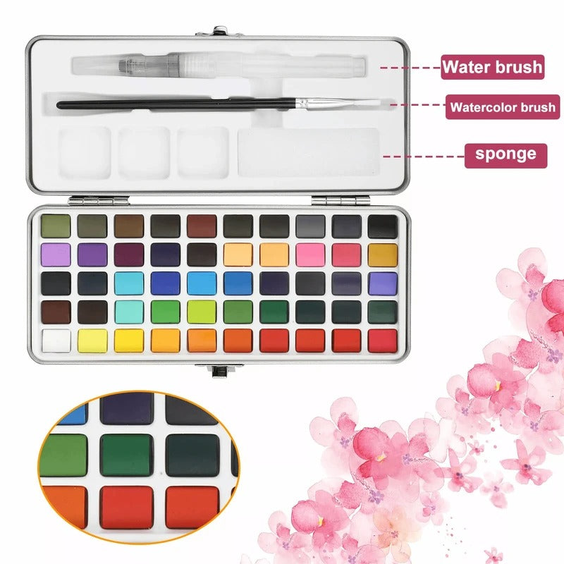 Artist-Quality Watercolor Paint Set