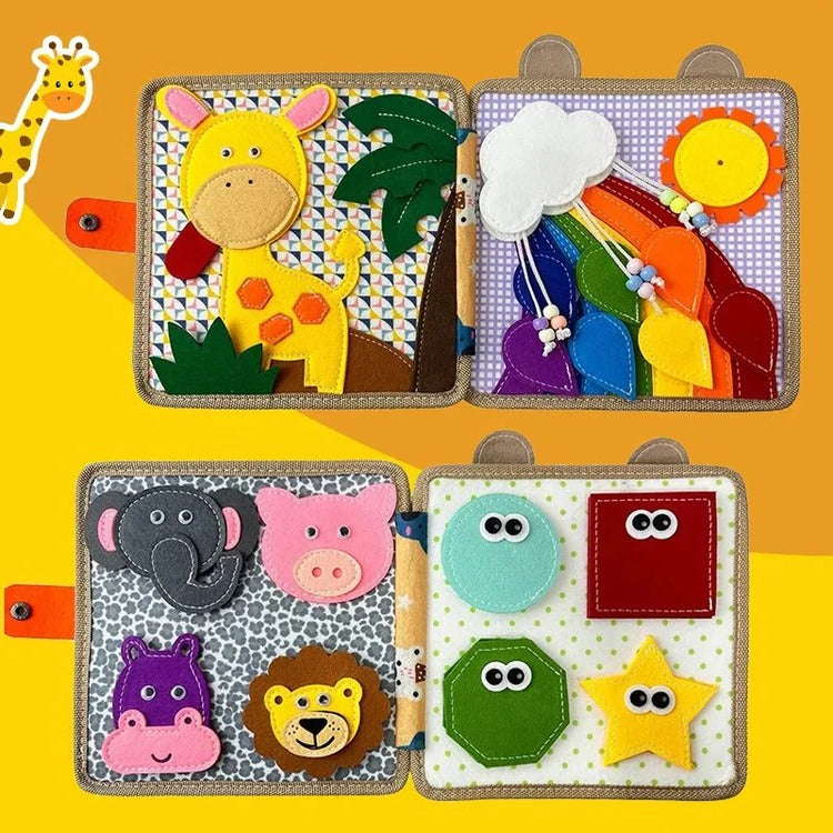 Kids' Interactive Sensory Story Book with Fun Activities
