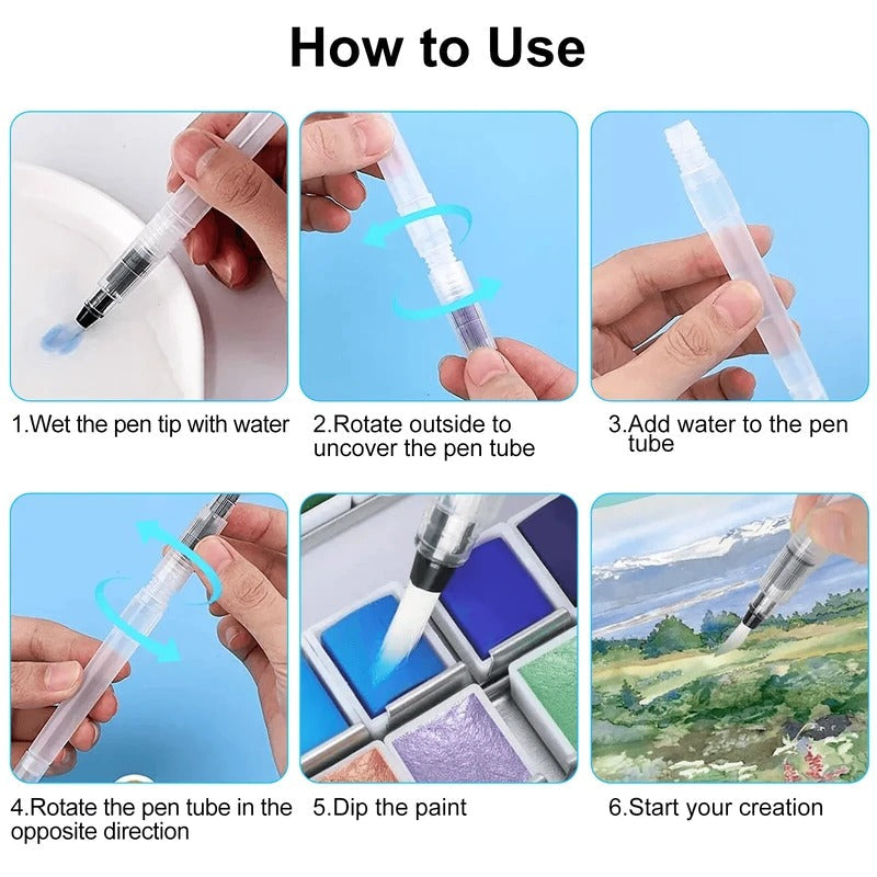 Artist-Quality Watercolor Paint Set