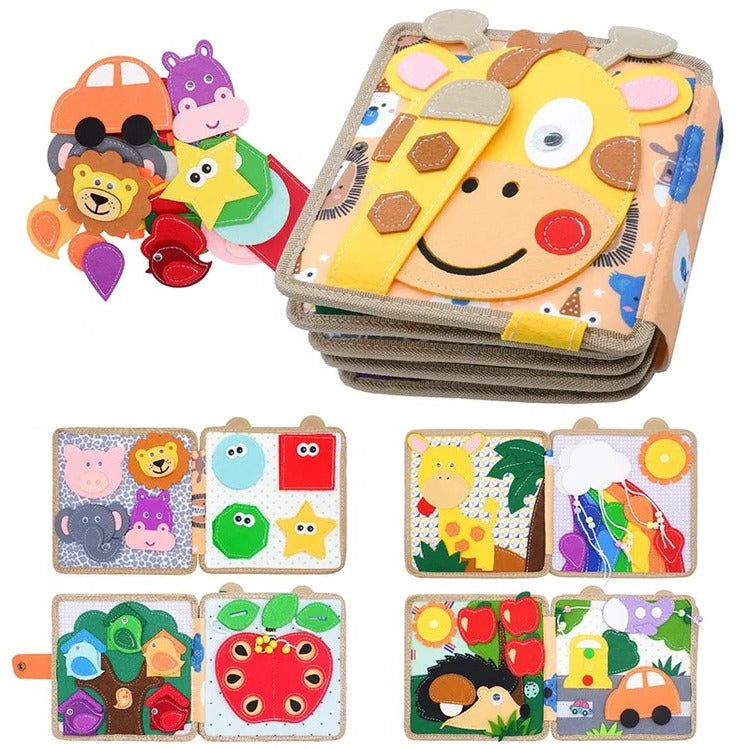 Kids' Interactive Sensory Story Book with Fun Activities