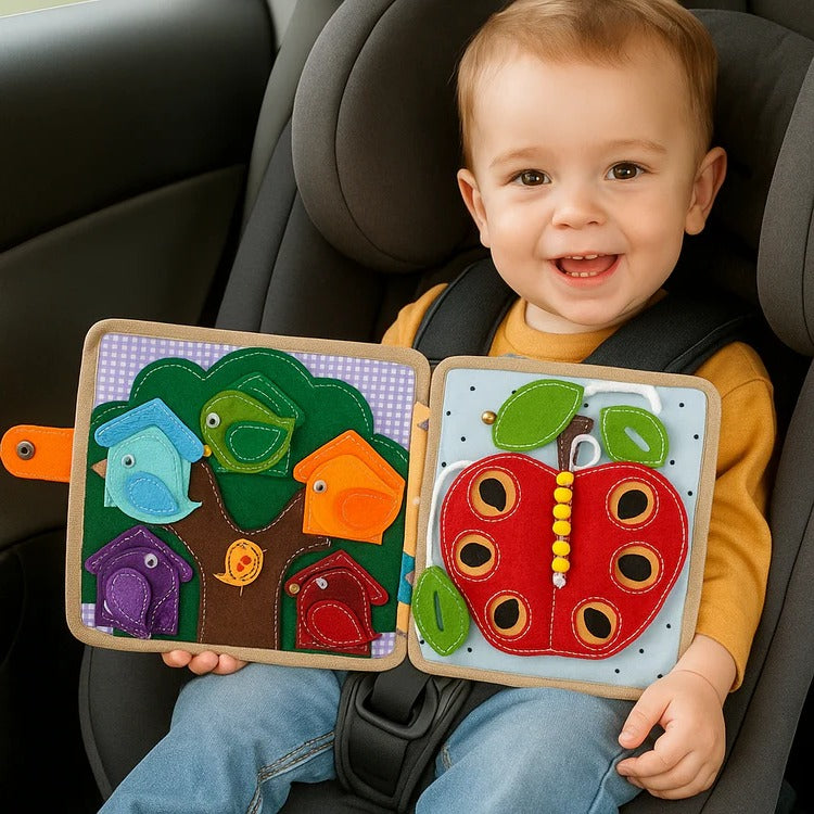 Kids' Interactive Sensory Story Book with Fun Activities